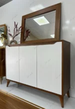 آینه و کنسول مدل آریا سفید گردویی - Image 7