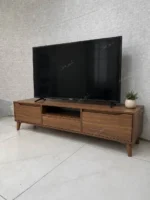 میز تلویزیون مدل آریا گردویی - Image 3
