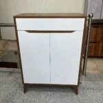 جاکفشی آریا سفید قهوه ای تیره - Image 3