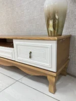 میز تلویزیون مدل 1060 سفید بلوط - Image 2