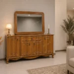 آینه و کنسول مدل 1060 بلوط