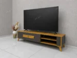 میز تلویزیون مدل 300 طوسی بلوط - Image 4