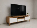 میز تلویزیون مدل آریا سفید بلوط - Image 3