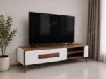 میز تلویزیون مدل 300 سفید گردویی - Image 3