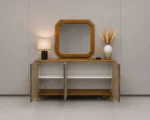 آینه و کنسول مدل 300 طوسی بلوط - Image 2